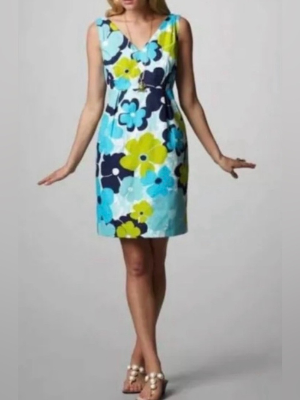 Lilly Pulitzer Kiki Shorely Shift Dress “Pop Goes the Floral” 8
